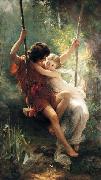 Pierre Auguste Cot Spring, 1873 oil painting reproduction